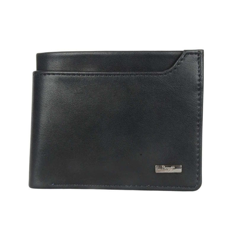 Splint Black Small Two Fold Wallet