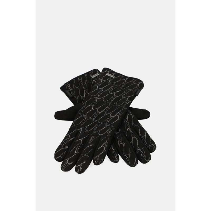 Anekke logo black gloves