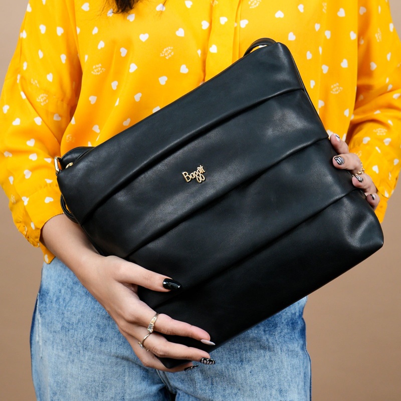 Checky Black Small Bags