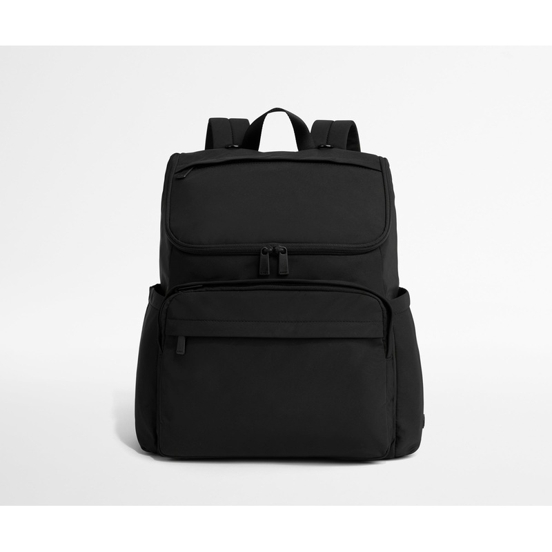 Featherlight Diaper Backpack in Jet Black