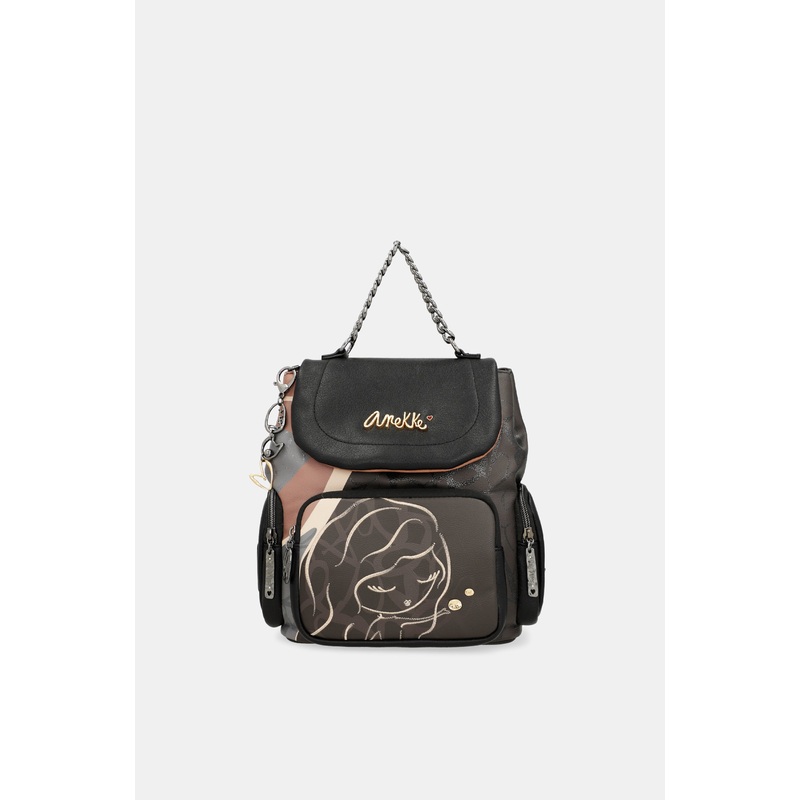 Heartbeat flap backpack
