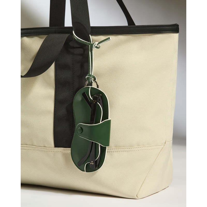 Leather Sunglasses Case in Antler Green - Summer Capsule