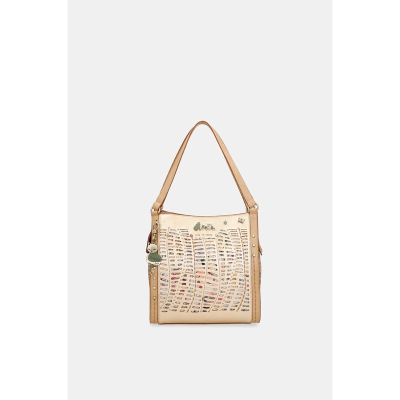 Nature Pachamama golden crossbody bag anekke