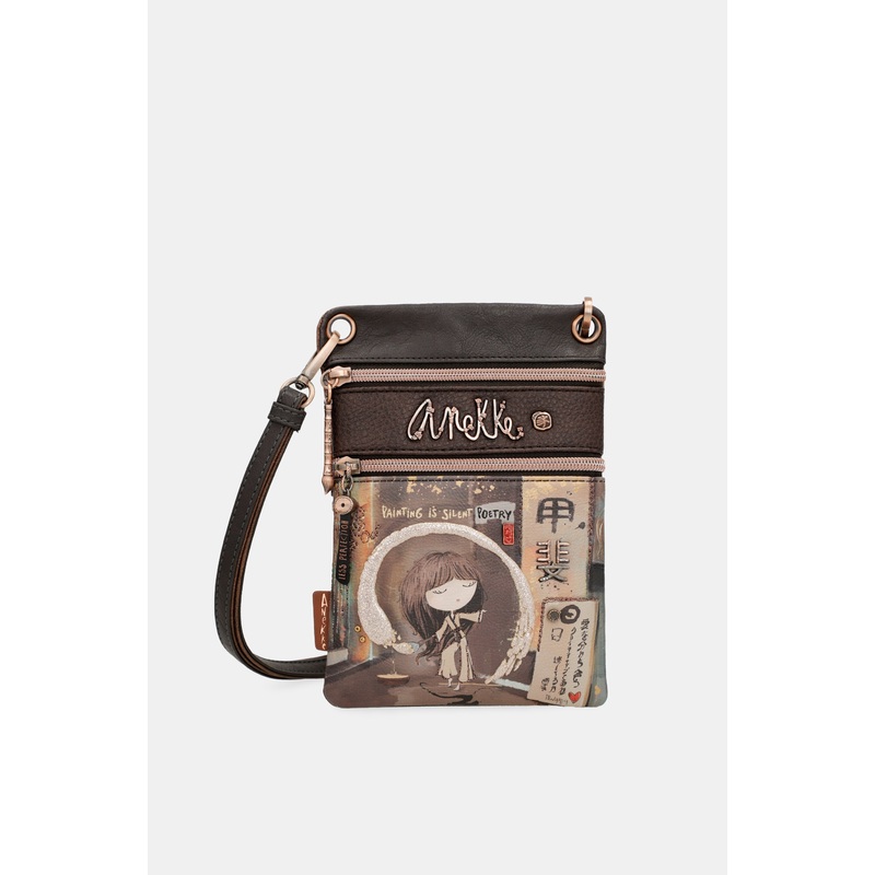 Shen brown shoulder bag