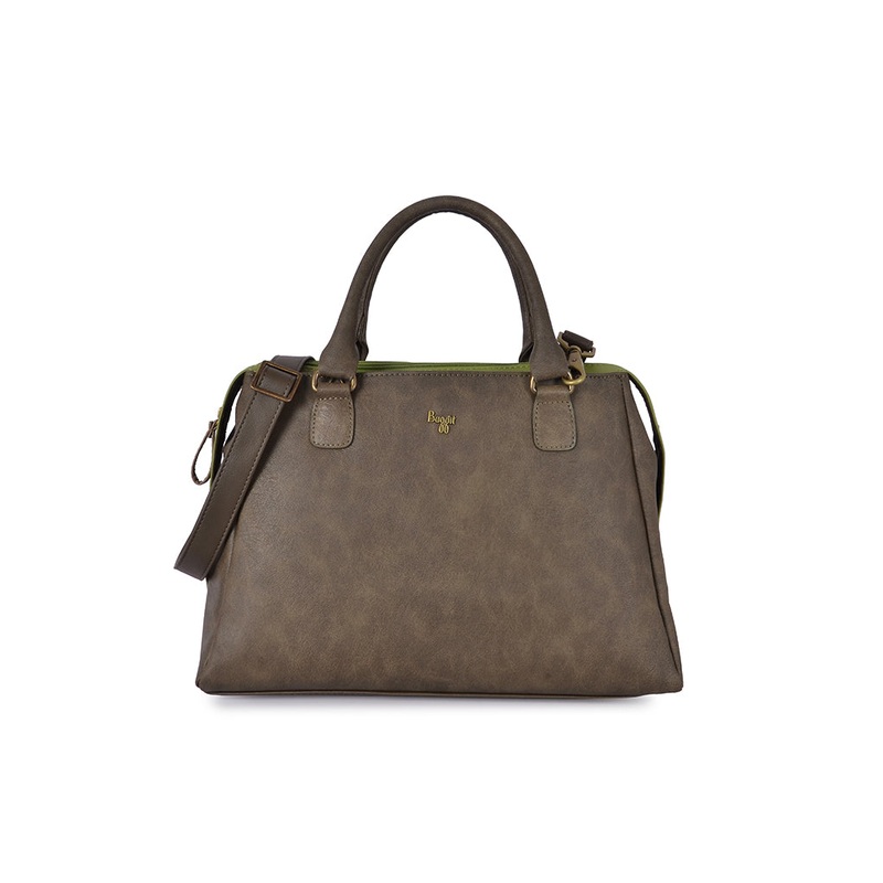 Smurf Brown Large Satchel Bag