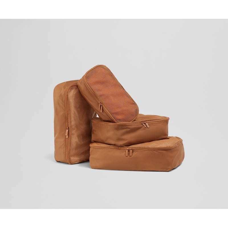 The Insider Packing Cubes in Coconut Brown