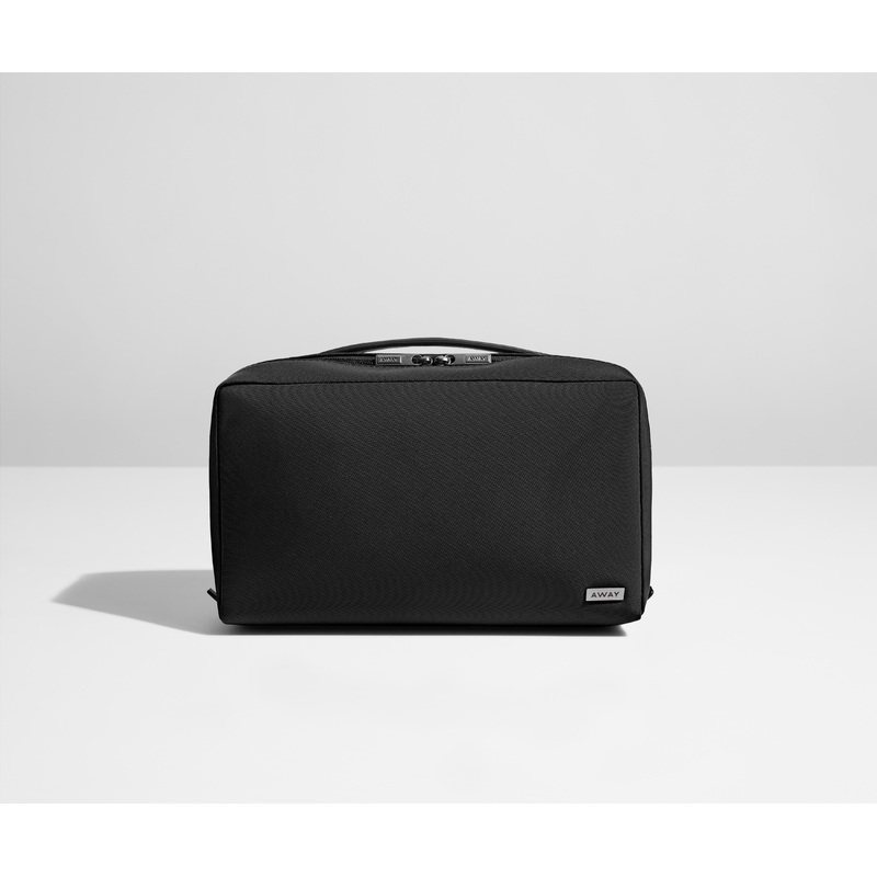The Large Toiletry Bag in Jet Black