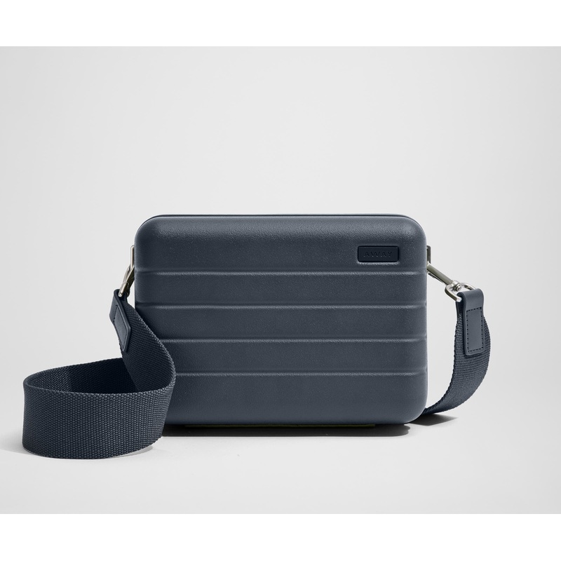 The Mini Crossbody in Navy Blue