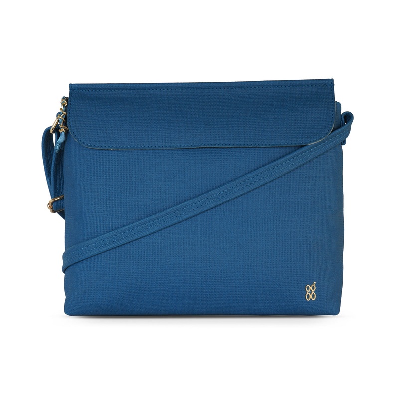 Tompy Blue Medium Satchel Bag