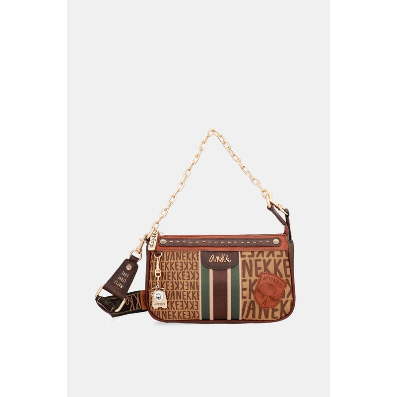 Urban metal handle baguette bag