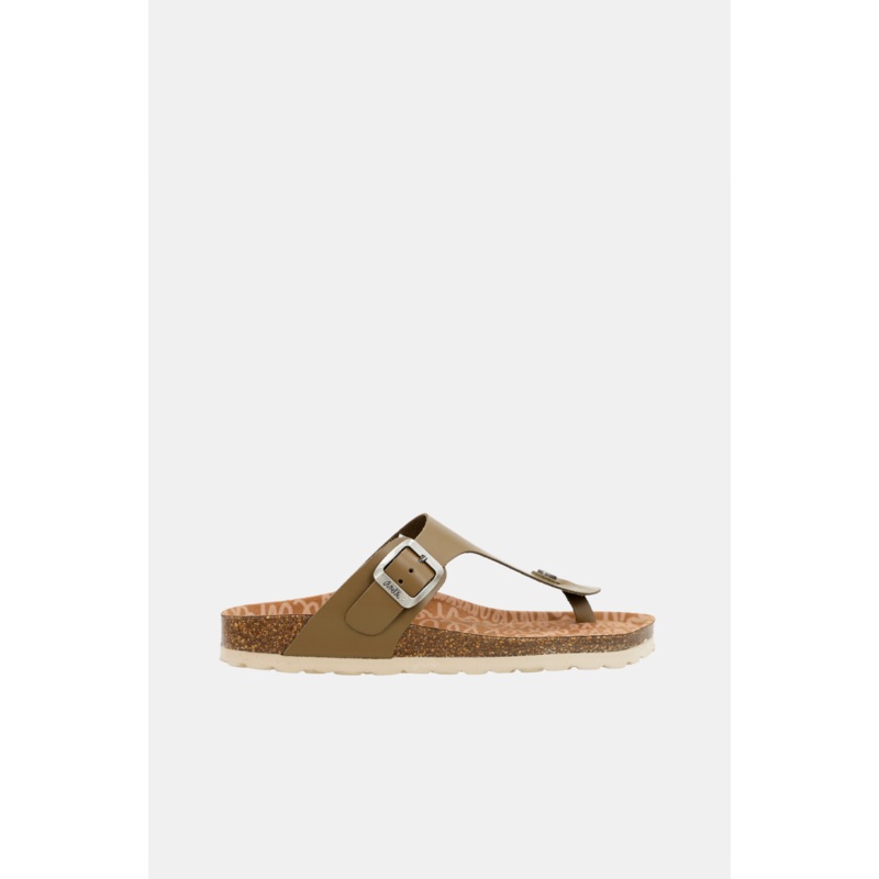 Women's green bio sandals