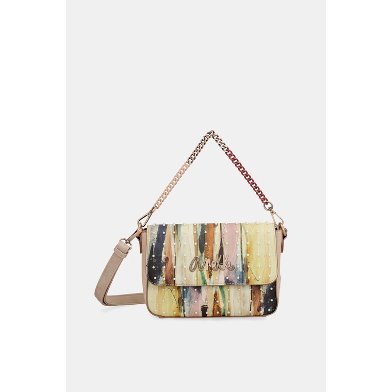 Anekke Studio nude baguette bag