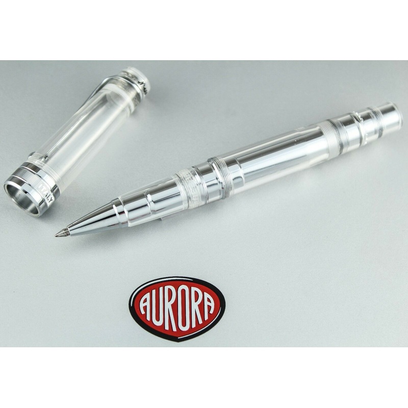 Aurora Optima Demonstrator Chrome Trim Rollerball
