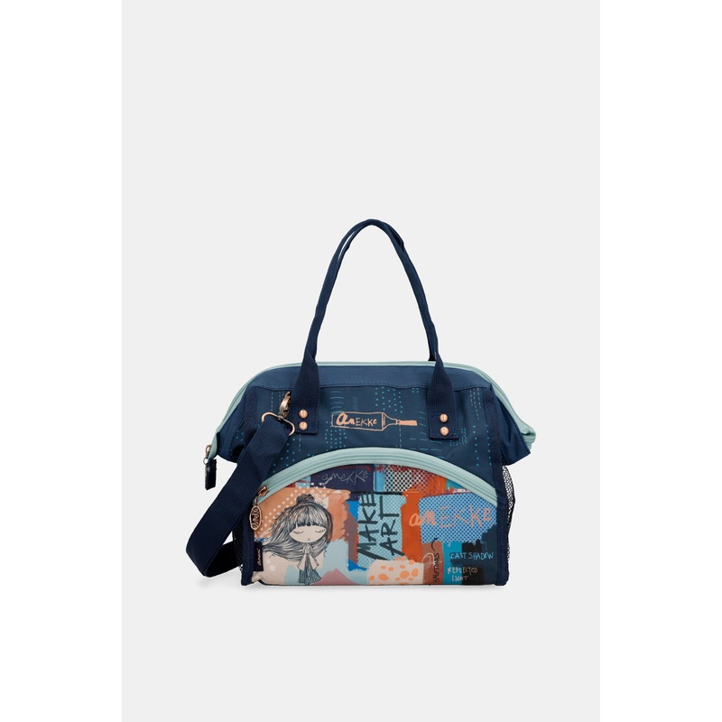 Contemporary food bag with shoulder strap