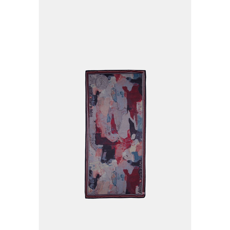 Core garnet scarf