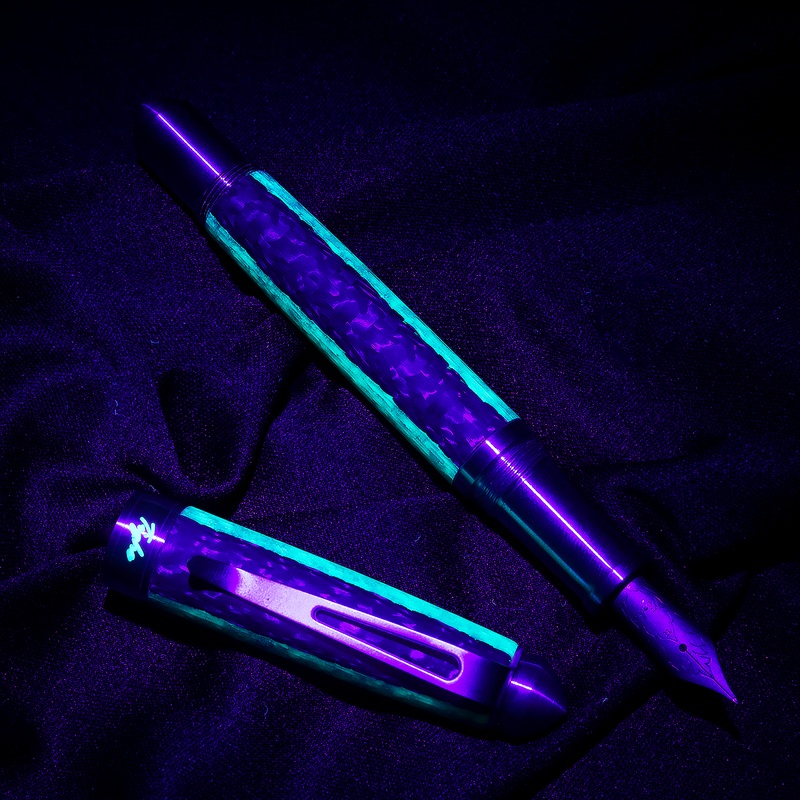 Grayson Tighe Aqua Lume Limited Edition Fountain Pen - Last One!