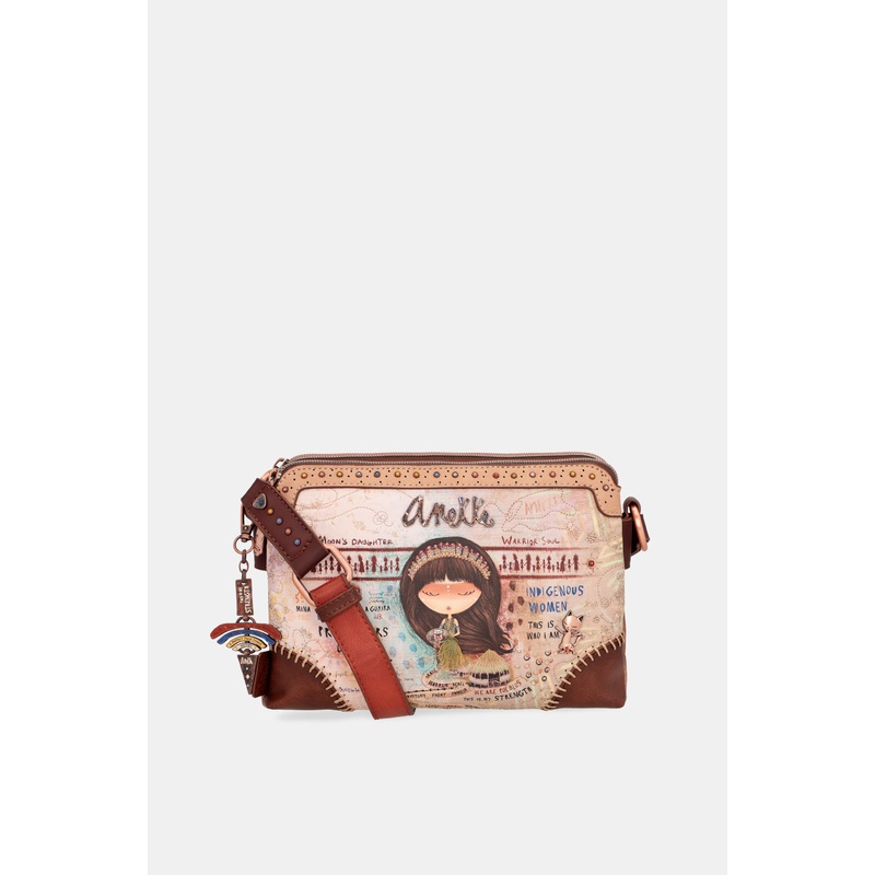Menire crossbody bag with double compartment