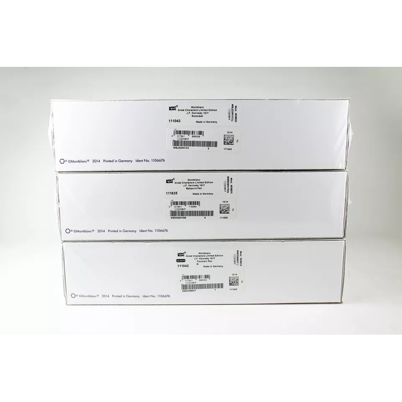 Montblanc JFK Great Characters BP, FP & RB MATCHING # SET - FACTORY SEALED!