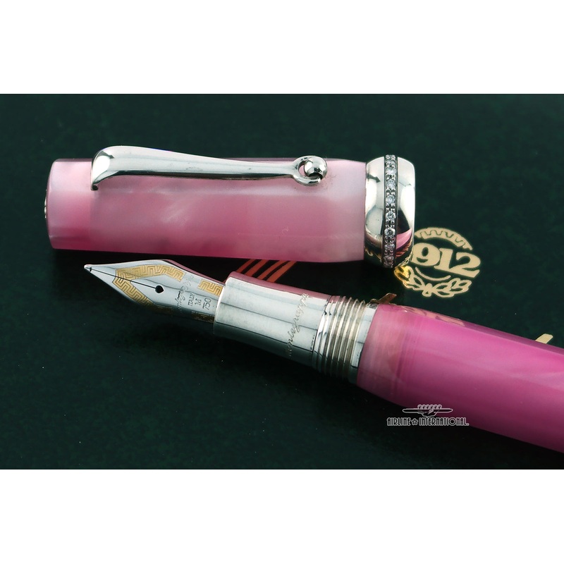 Montegrappa Diamond Micra Pink Fountain Pen - Medium Nib - LAST ONE!