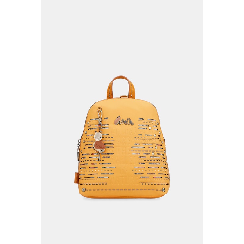Nature Pachamama ochre backpack