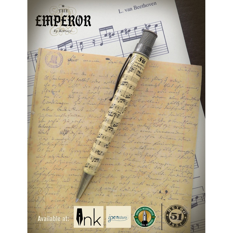 Retro 51 The Emperor Beethoven Ballpoint Pen | XBP-20P5 | #316 FACTORY SEALED!