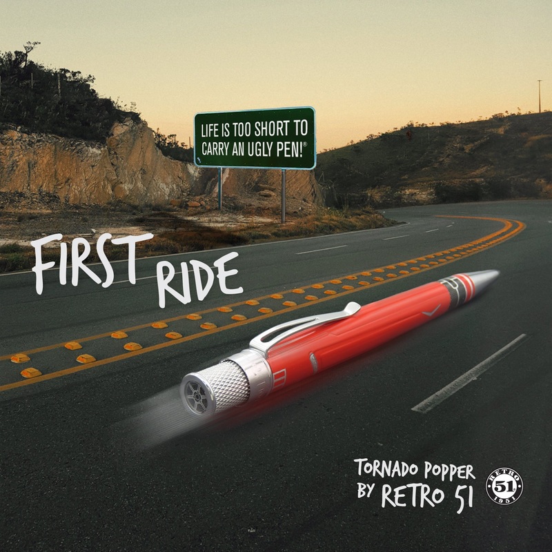 Retro 51 Tornado Popper "First Ride" Limited Edition Rollerball Pen | XRR-22P02
