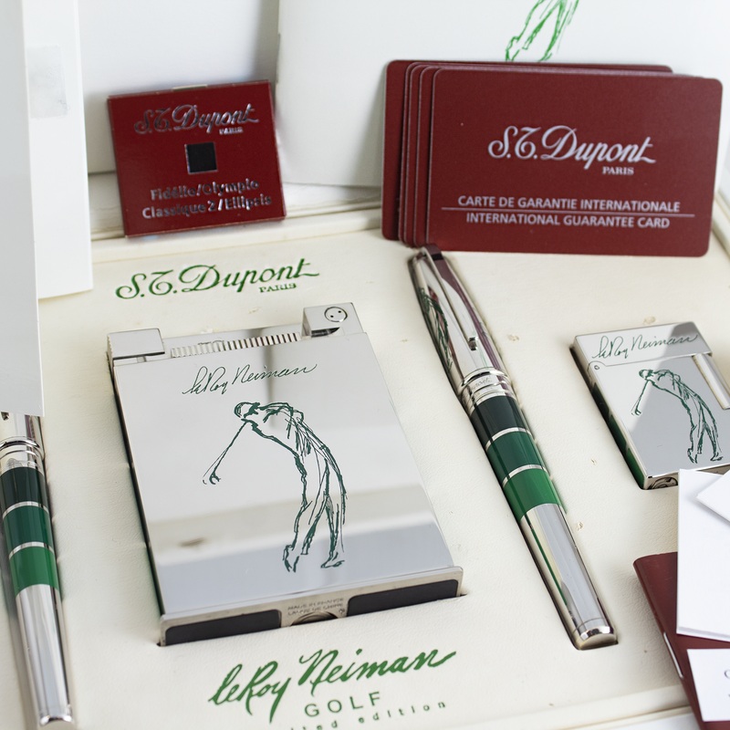 S.T. Dupont Leroy Neiman Collection 5 Piece Set