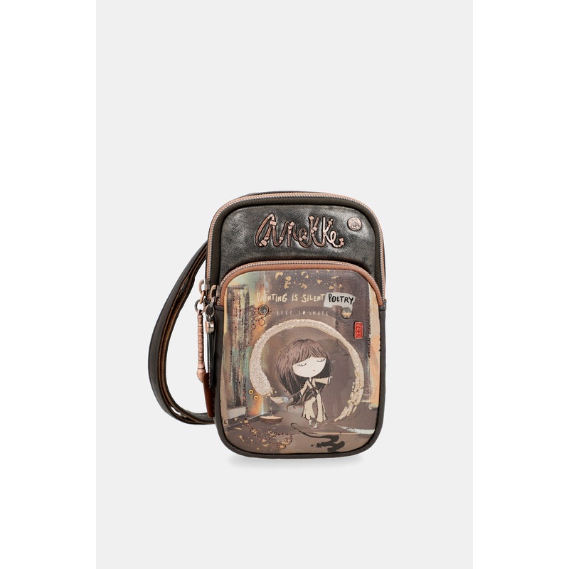 Shen triple compartment mini shoulder bag