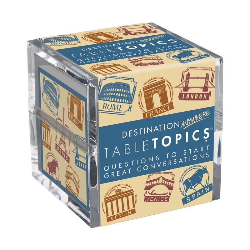 TABLE TOPICS DESTINATION ANYWHERE