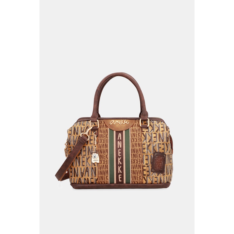 Urban brown logo bowling bag