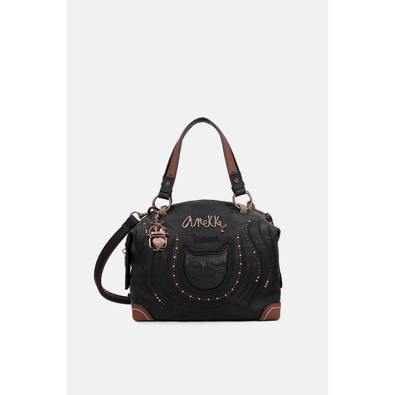 Wild black bowling bag