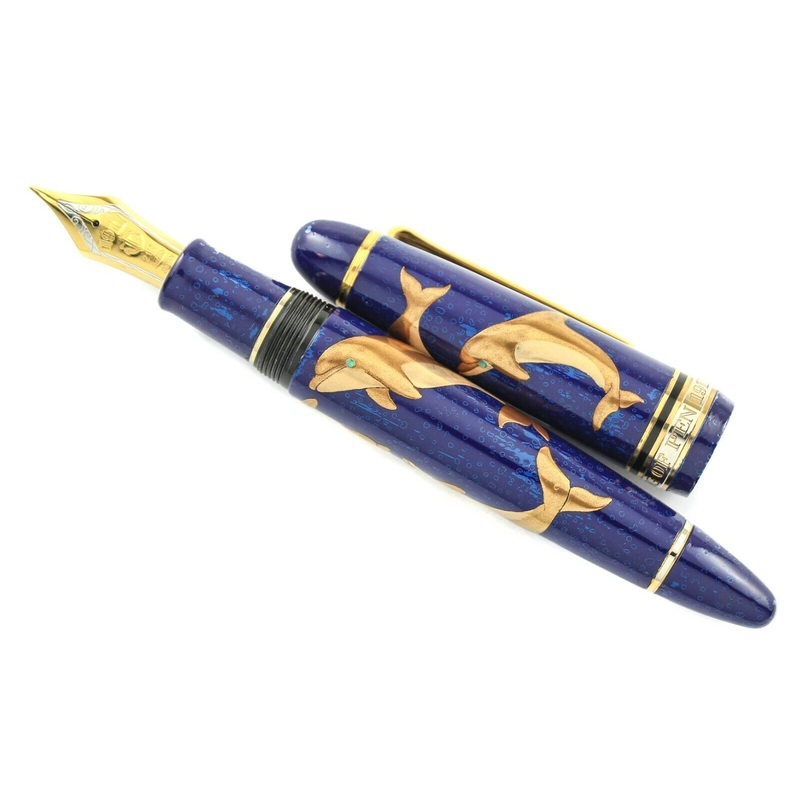 Classic Pens/ Sailor KOP LS8 Iruka Dolphin Fountain Pen - Artist Proof