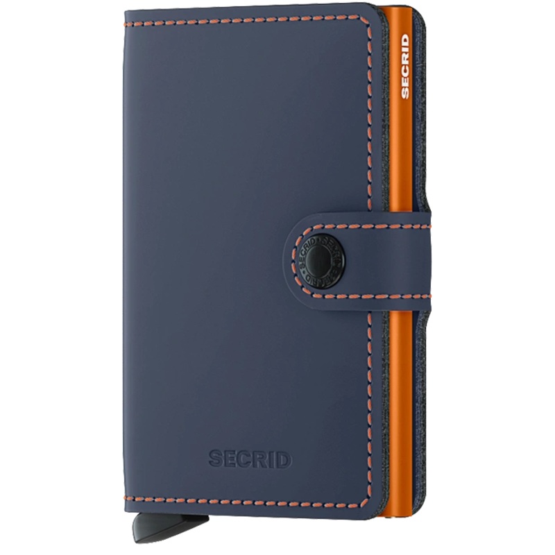 Original Mini Wallet - Matte Blue/Orange