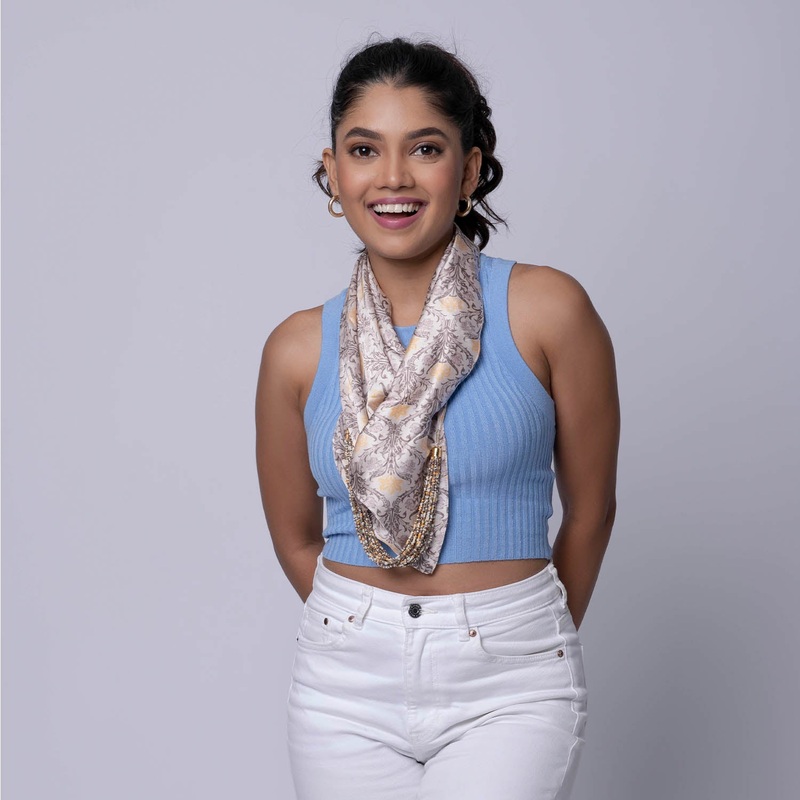 Himachal Damask Necklace Scarf