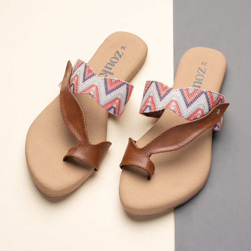 Palolem Wave Curvy Toe Chappal
