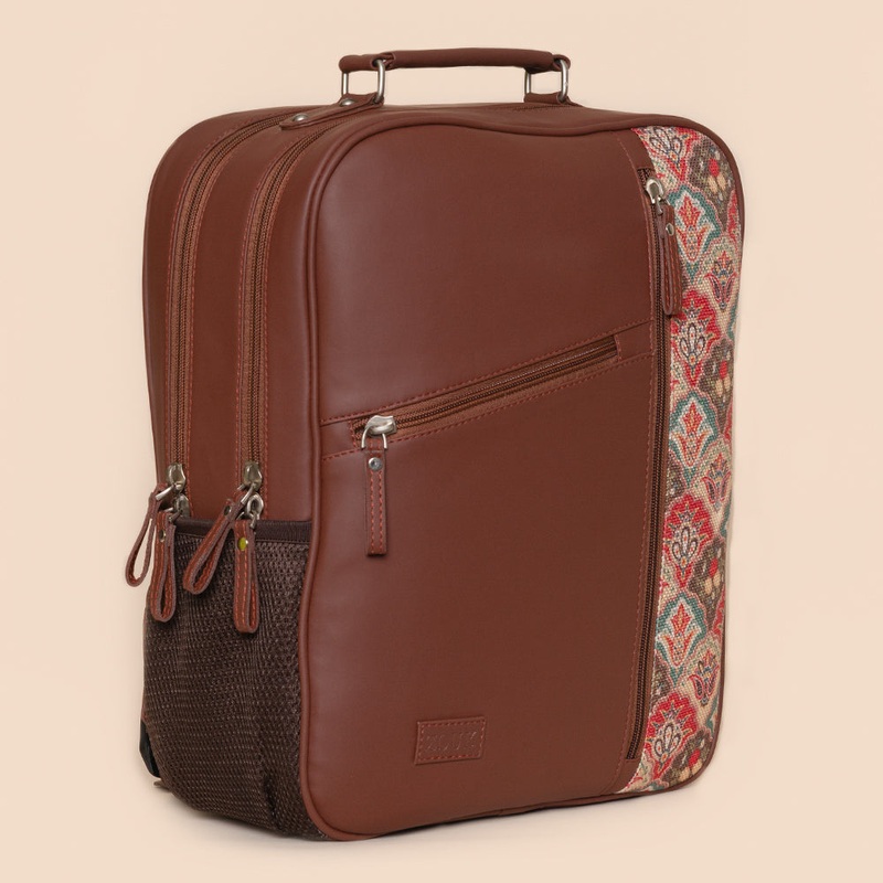 Mughal Art Multicolor Laptop Backpack