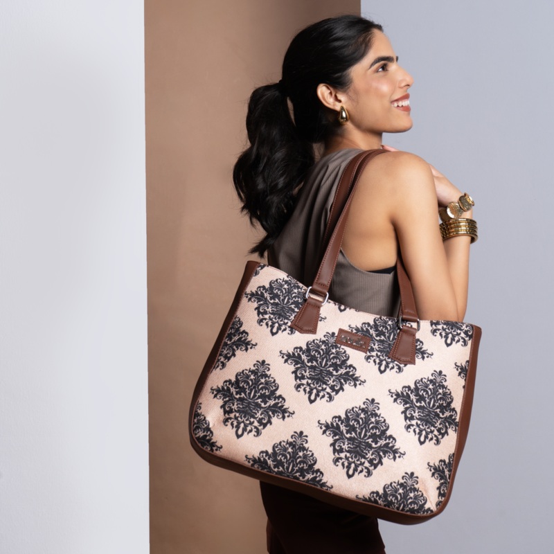 Mughal Motif Getaway Handbag