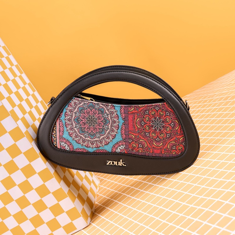 Nadia Sling Bag - Multicolor Mandala Print