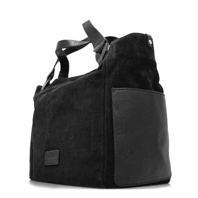 The Trend Italian Leather/Suede Handbag