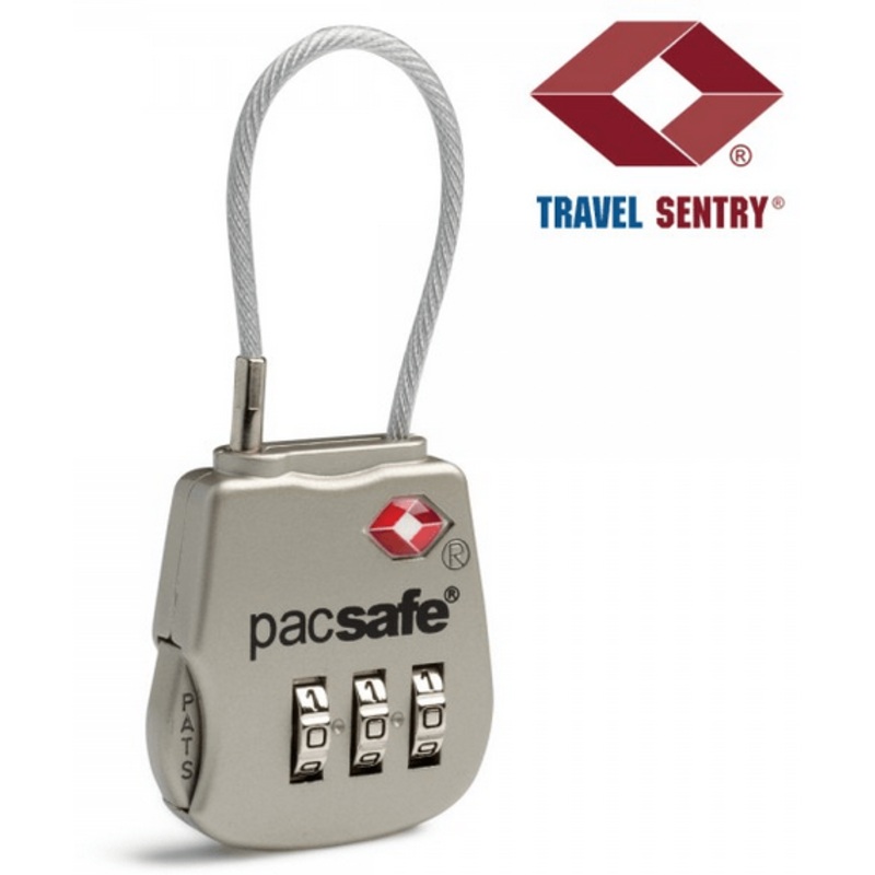 Pacsafe Prosafe 800 TSA 3-Dial Cable Lock