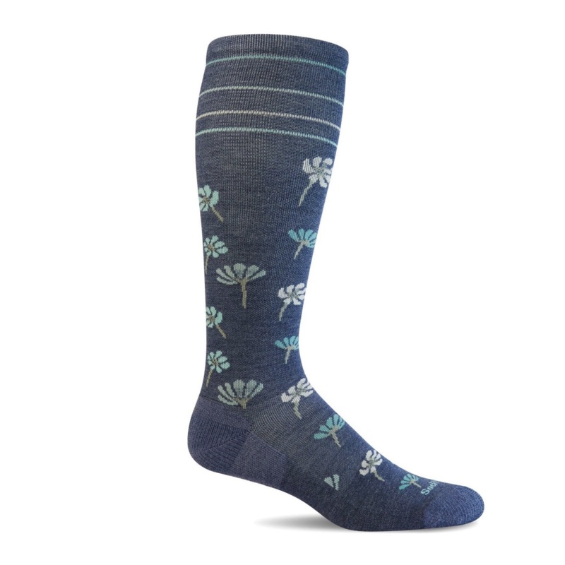 Sockwell Women's Field Flower Moderate Graduated Compression Socks