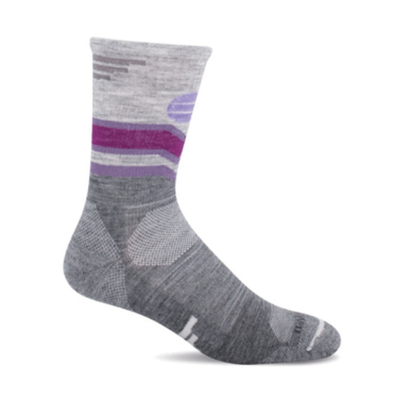 Sockwell Women's Mountain Beat-Crew Moderate Compression Socks